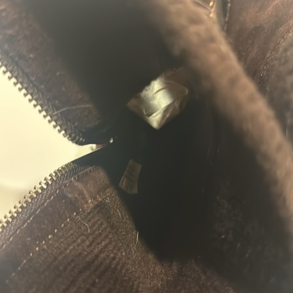 Minnetonka brown suede leather upper sweater knot fold over w zippers on sides - Picture 10 of 11